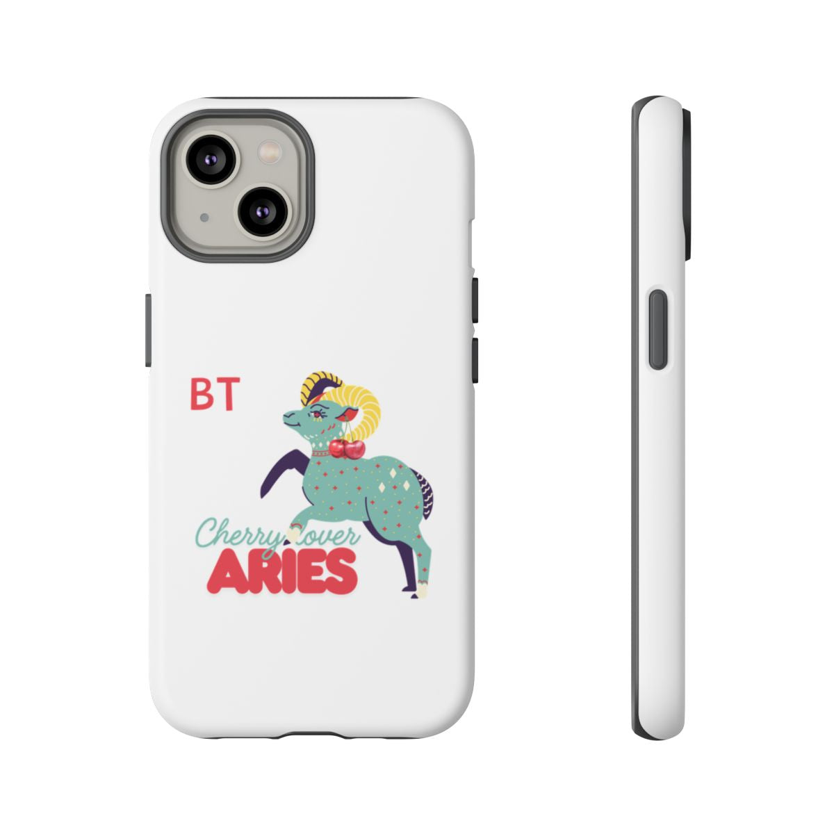 Cherry Lover Zodiac Phone Case - ARIES - PERSONALIZED