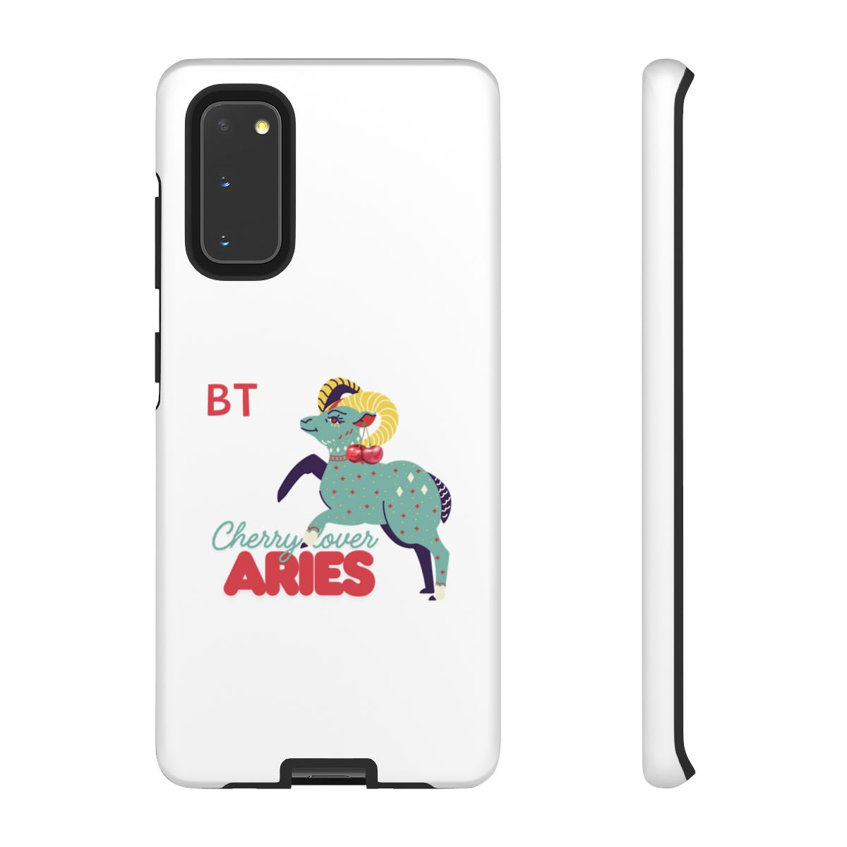 Cherry Lover Zodiac Phone Case - ARIES - PERSONALIZED