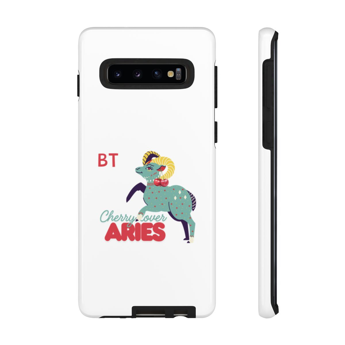 Cherry Lover Zodiac Phone Case - ARIES - PERSONALIZED