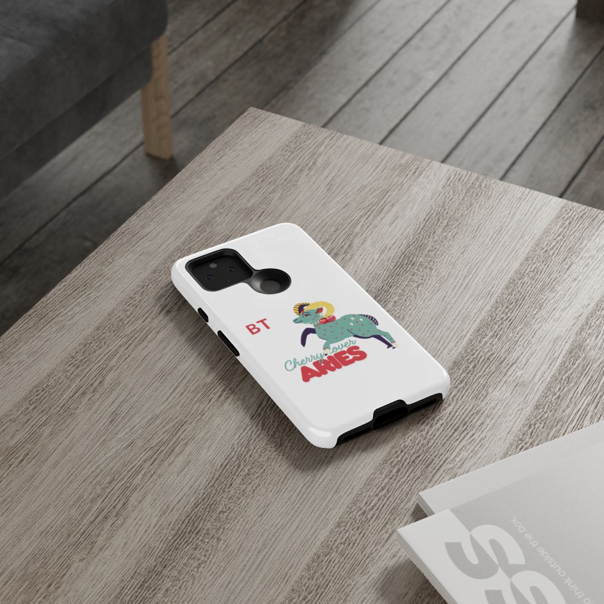 Cherry Lover Zodiac Phone Case - ARIES - PERSONALIZED