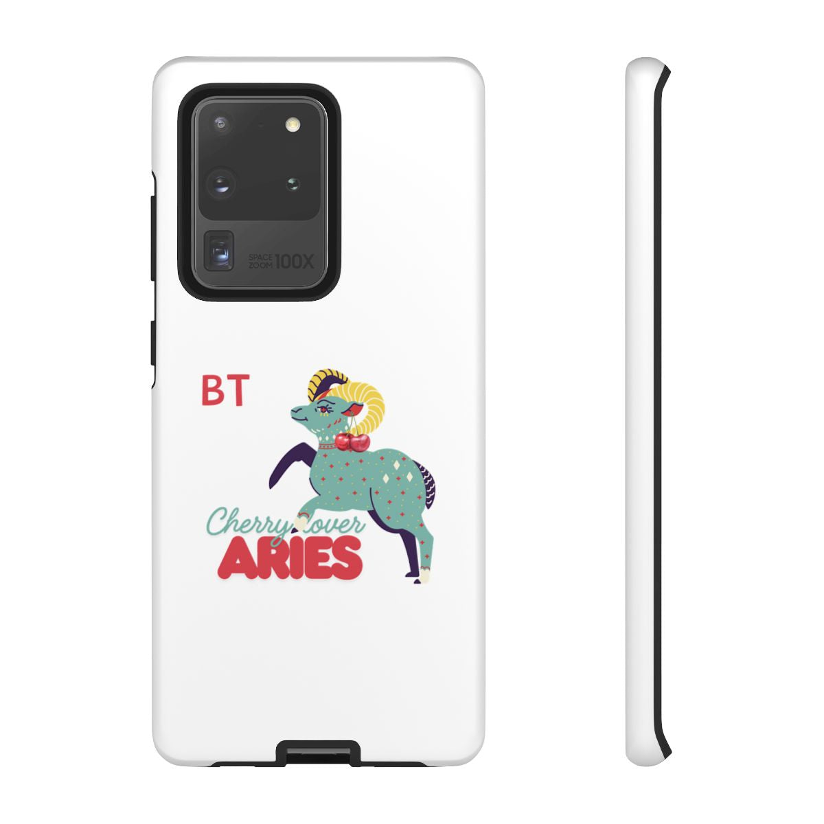 Cherry Lover Zodiac Phone Case - ARIES - PERSONALIZED