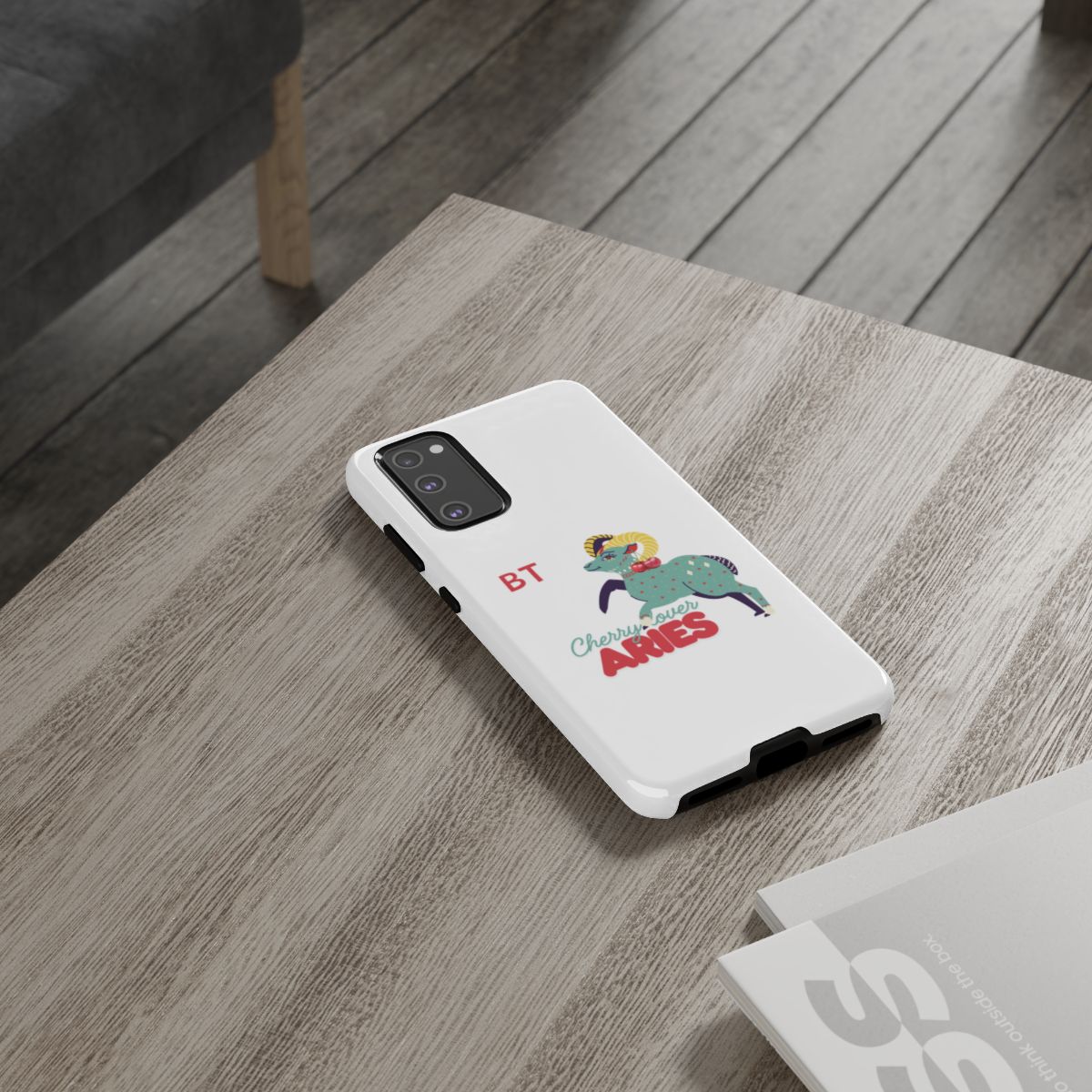 Cherry Lover Zodiac Phone Case - ARIES - PERSONALIZED