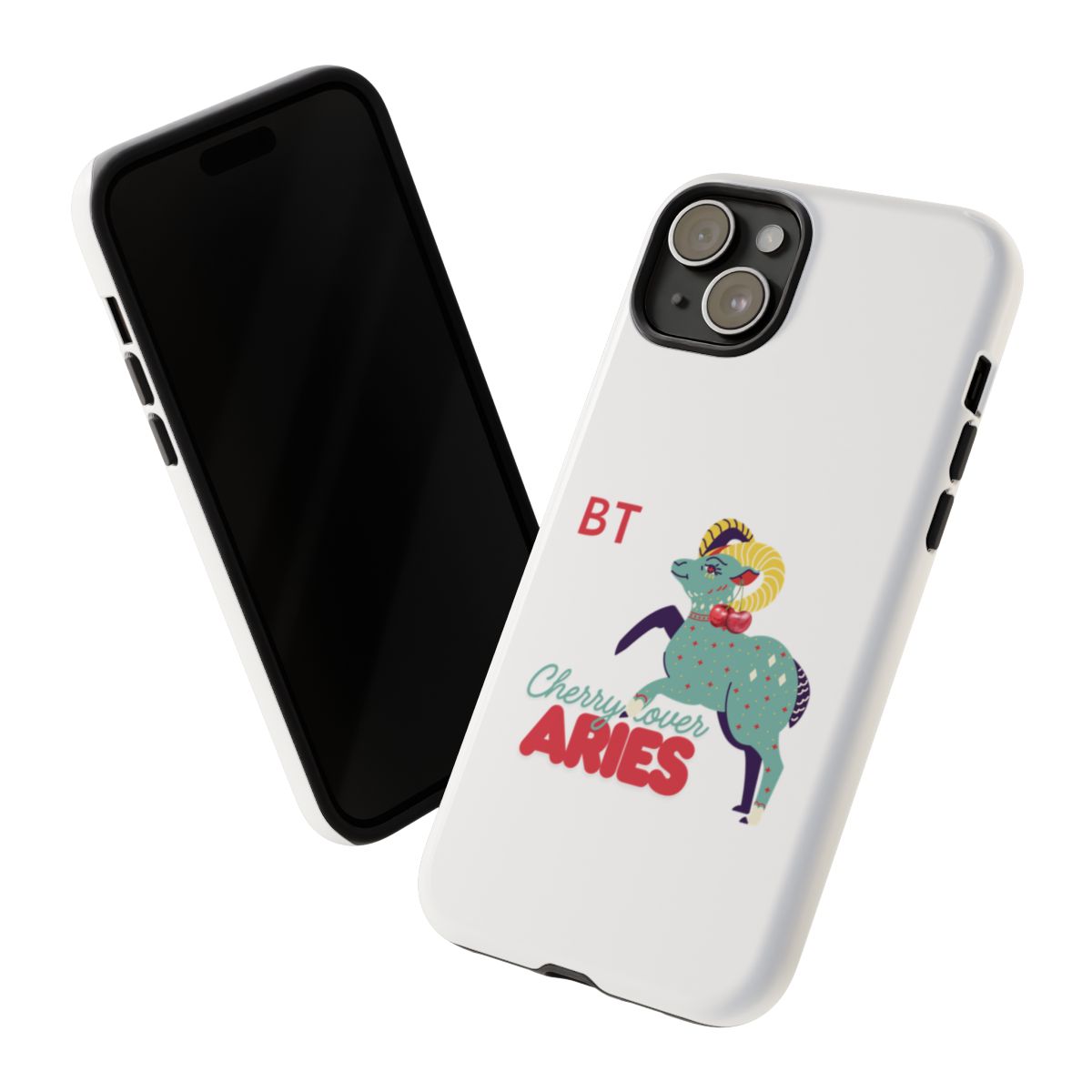Cherry Lover Zodiac Phone Case - ARIES - PERSONALIZED