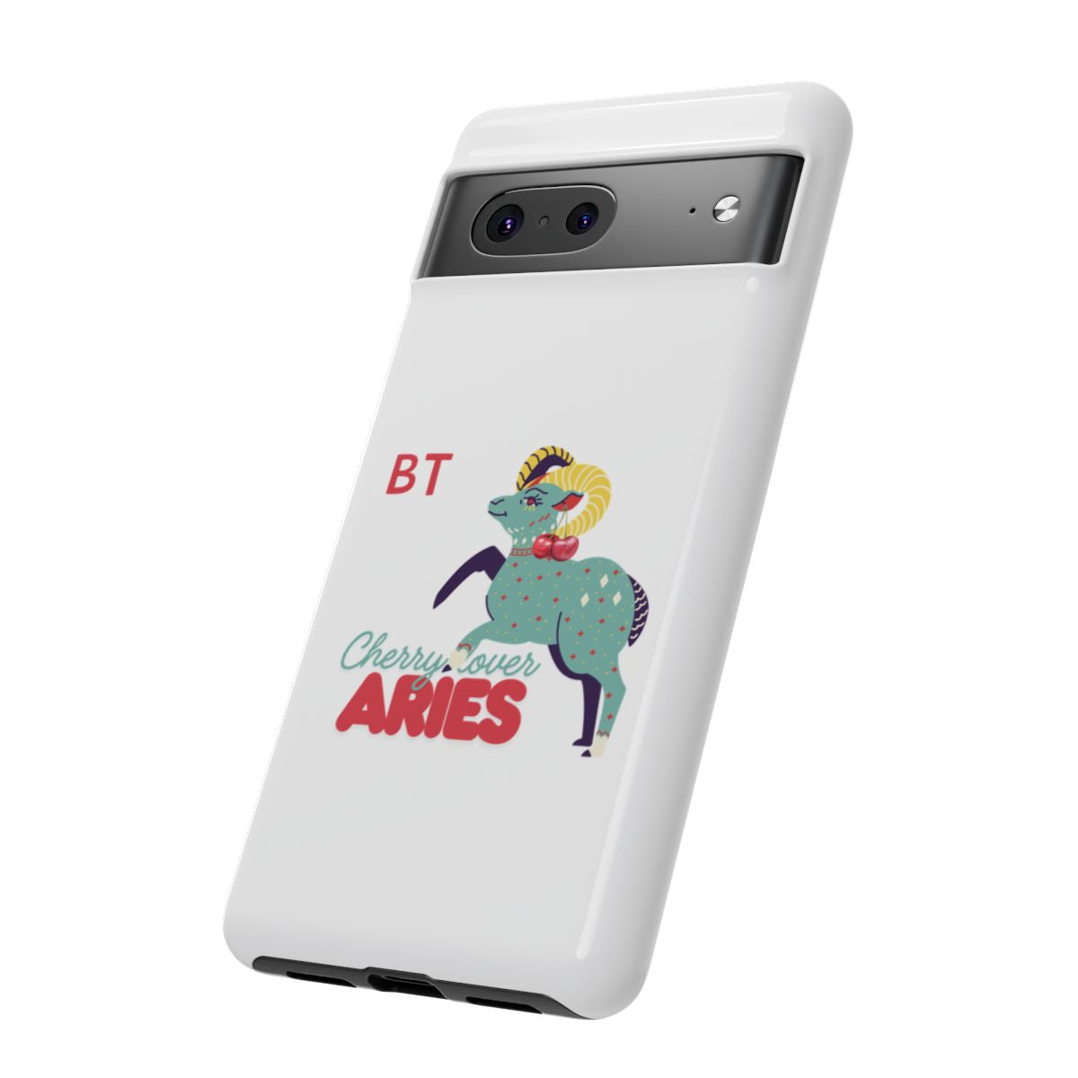 Cherry Lover Zodiac Phone Case - ARIES - PERSONALIZED