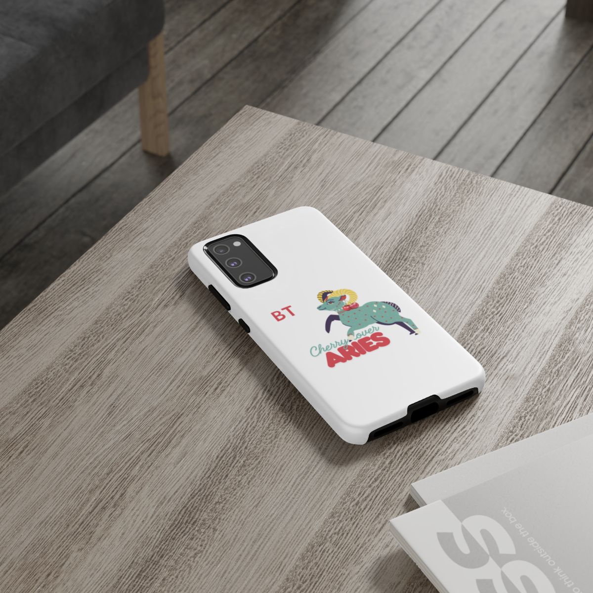 Cherry Lover Zodiac Phone Case - ARIES - PERSONALIZED