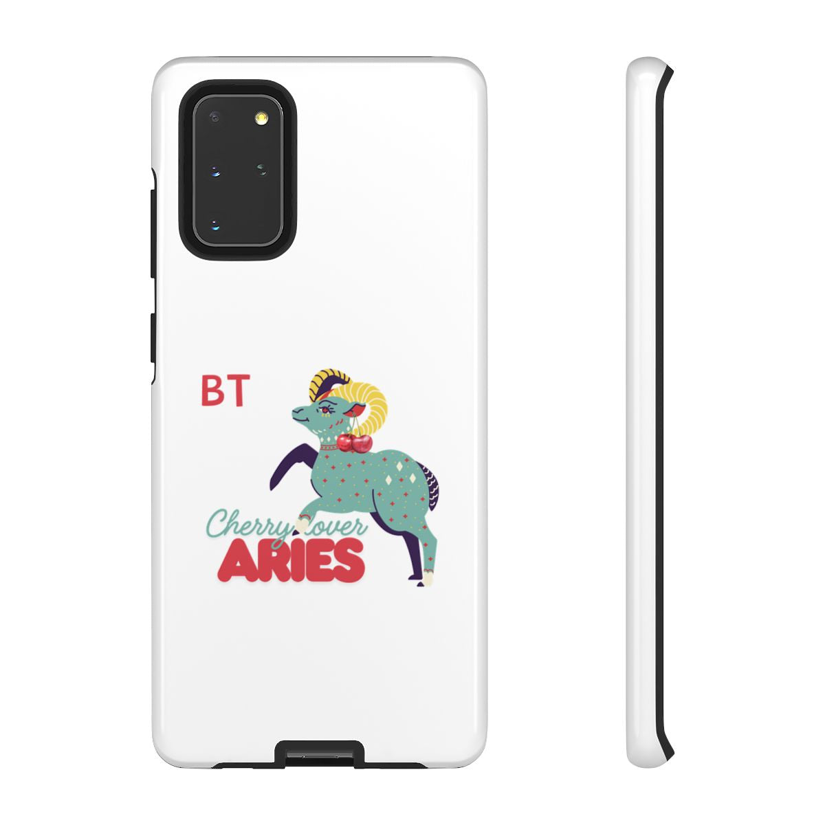 Cherry Lover Zodiac Phone Case - ARIES - PERSONALIZED